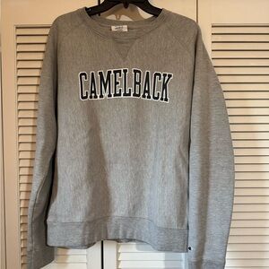 Vintage Y2K Champion Camelback Reverse Weave Fleece-Lined Crewneck